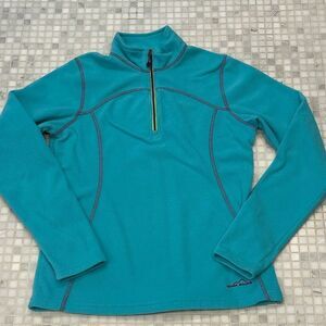 Eddie Bauer Turquoise Women’s 1/4 Zip Fleece